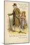 Little Nell and Her Grandfather, from the Old Curiosity Shop-Charles Dickens-Mounted Giclee Print