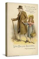 Little Nell and Her Grandfather, from the Old Curiosity Shop-Charles Dickens-Stretched Canvas