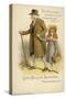 Little Nell and Her Grandfather, from the Old Curiosity Shop-Charles Dickens-Stretched Canvas
