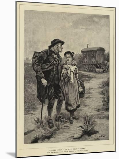 Little Nell and Her Grandfather-Frederick Morgan-Mounted Giclee Print