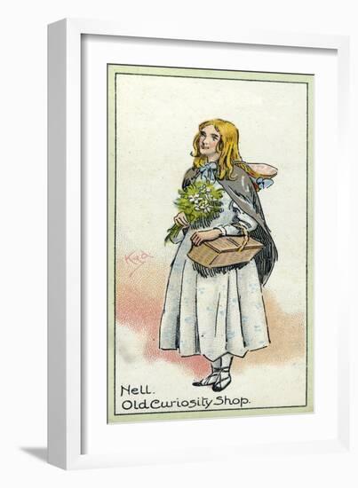 Little Nell, from 'The Old Curiosity Shop', by Charles Dickens, 1923-Joseph Clayton Clarke-Framed Giclee Print