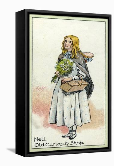 Little Nell, from 'The Old Curiosity Shop', by Charles Dickens, 1923-Joseph Clayton Clarke-Framed Stretched Canvas