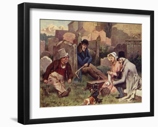 Little Nell Meets Codlin and Short-Charles Green-Framed Giclee Print