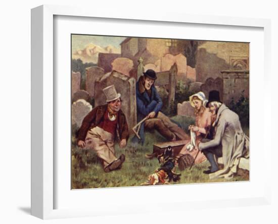 Little Nell Meets Codlin and Short-Charles Green-Framed Giclee Print