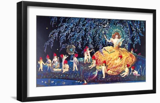 Little Night Caps-Marygold-Framed Premium Giclee Print