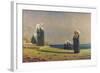 Little Nuns by the Sea (Monachine in Riva Al Mare)-Vincenzo Cabianca-Framed Giclee Print