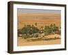 Little Oasis Between Sand Dunes at Sunset, Near Chinguetti, Mauritania, Africa-Michael Runkel-Framed Photographic Print