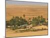 Little Oasis Between Sand Dunes at Sunset, Near Chinguetti, Mauritania, Africa-Michael Runkel-Mounted Photographic Print