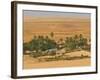 Little Oasis Between Sand Dunes at Sunset, Near Chinguetti, Mauritania, Africa-Michael Runkel-Framed Photographic Print