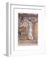 Little One, May You Prove Like Your Sire in All But Fortune-Herbert Cole-Framed Giclee Print