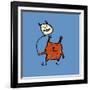 Little Orange Monsters-Carla Martell-Framed Giclee Print