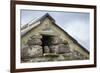 Little Owl (Athene Noctua) Roosting in Stone Field Barn, Peak District National Park, Derbyshire Uk-Alex Hyde-Framed Photographic Print