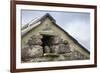 Little Owl (Athene Noctua) Roosting in Stone Field Barn, Peak District National Park, Derbyshire Uk-Alex Hyde-Framed Photographic Print