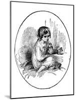 Little Paul from Dombey & Son by Charles Dickens-Hablot Knight Browne-Mounted Giclee Print