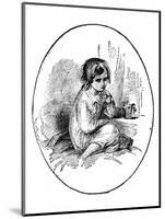 Little Paul from Dombey & Son by Charles Dickens-Hablot Knight Browne-Mounted Giclee Print