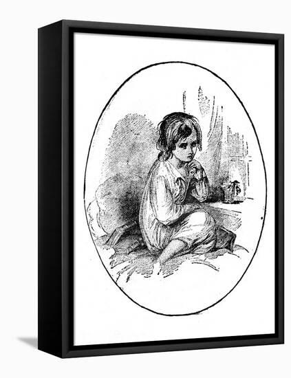 Little Paul from Dombey & Son by Charles Dickens-Hablot Knight Browne-Framed Stretched Canvas