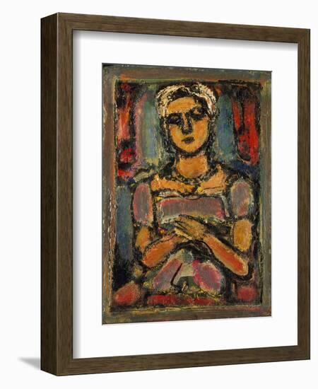 Little Peasant Girl-null-Framed Giclee Print