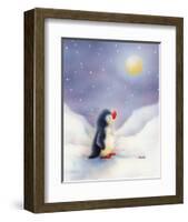 Little Penguin-Makiko-Framed Art Print