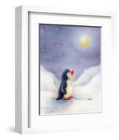 Little Penguin-Makiko-Framed Art Print