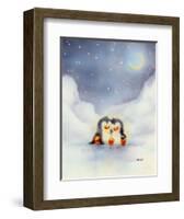 Little Penguins-Makiko-Framed Art Print