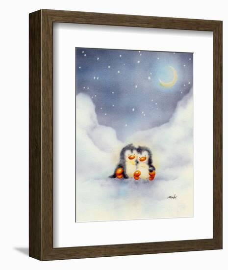 Little Penguins-Makiko-Framed Art Print