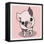 Little Pig-Enrique Rodriguez Jr.-Framed Stretched Canvas