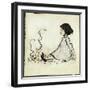 Little Polly Flinders-Arthur Rackham-Framed Giclee Print