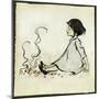 Little Polly Flinders-Arthur Rackham-Mounted Giclee Print