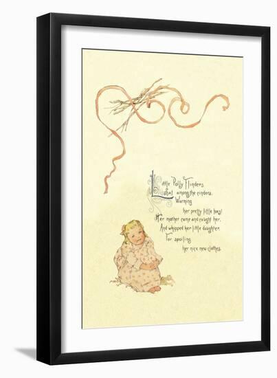 Little Polly Flinders-Maud Humphrey-Framed Art Print