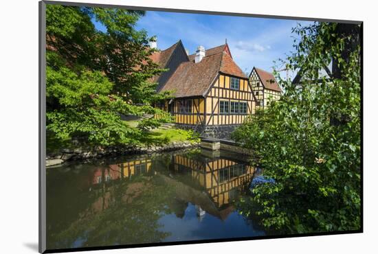 Little Pond in the Old Town, Den Gamle By, Open Air Museum in Aarhus, Denmark, Scandinavia, Europe-Michael Runkel-Mounted Photographic Print