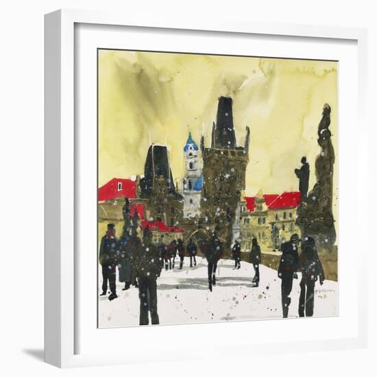 Little Quater, Bridge Tower, Prague-Susan Brown-Framed Giclee Print