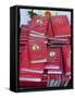 Little Red Books for Sale at the Great Flea Market, Pan Jia Yuan, Beijing, China-Adam Tall-Framed Stretched Canvas