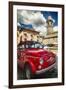 Little Red Cinquecento-George Oze-Framed Photographic Print