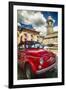 Little Red Cinquecento-George Oze-Framed Photographic Print