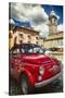 Little Red Cinquecento-George Oze-Stretched Canvas