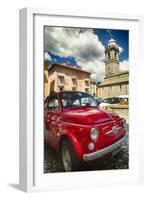 Little Red Cinquecento-George Oze-Framed Photographic Print