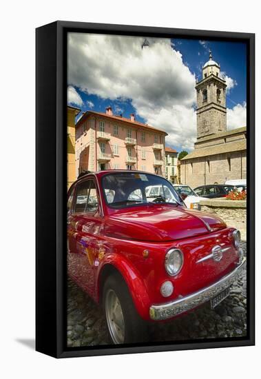 Little Red Cinquecento-George Oze-Framed Stretched Canvas