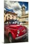 Little Red Cinquecento-George Oze-Mounted Premium Photographic Print
