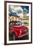 Little Red Cinquecento-George Oze-Framed Premium Photographic Print