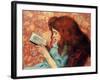 Little Red Haired Girl - Federico Zandomeneghi (1841-1917). Oil on Canvas Dimension : 38,8X46,3 Cm-Federigo Zandomeneghi-Framed Giclee Print