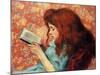 Little Red Haired Girl - Federico Zandomeneghi (1841-1917). Oil on Canvas Dimension : 38,8X46,3 Cm-Federigo Zandomeneghi-Mounted Giclee Print