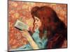 Little Red Haired Girl - Federico Zandomeneghi (1841-1917). Oil on Canvas Dimension : 38,8X46,3 Cm-Federigo Zandomeneghi-Mounted Giclee Print