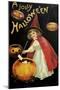 Little Red Halloween Witch-Vintage Apple Collection-Mounted Giclee Print