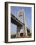 Little Red Lighthouse, George Washington Bridge, New York City-Wendy Connett-Framed Photographic Print