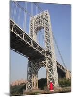 Little Red Lighthouse, George Washington Bridge, New York City-Wendy Connett-Mounted Photographic Print