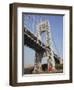 Little Red Lighthouse, George Washington Bridge, New York City-Wendy Connett-Framed Photographic Print