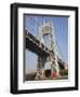 Little Red Lighthouse, George Washington Bridge, New York City-Wendy Connett-Framed Photographic Print