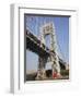 Little Red Lighthouse, George Washington Bridge, New York City-Wendy Connett-Framed Photographic Print