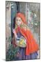 Little Red Riding Hood, 1862 (W/C and Gouache on Paper)-Isabel Oakley Naftel-Mounted Giclee Print
