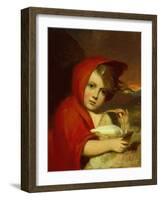 Little Red Riding Hood, 1864-Thomas Sully-Framed Giclee Print